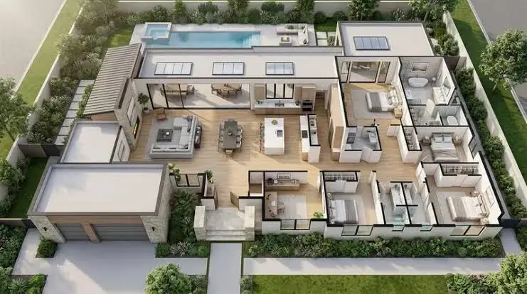 Modern Villa Design Layout, Materials & Style